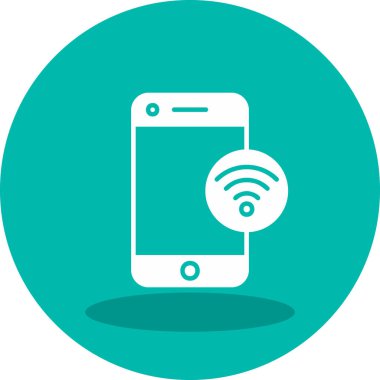 wifi vektör simgesi modern basit illüstrasyon 