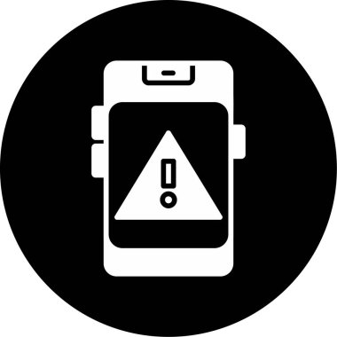 uyarı simgesi vektör illüstrasyonu