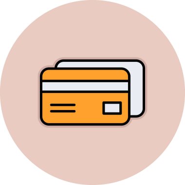 Kredi kartı iyonunun vektör çizimi