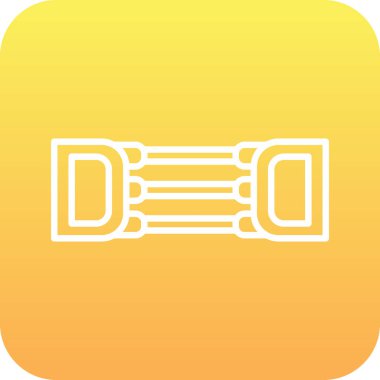 Göğüs açıcı simgesinin web illüstrasyonu