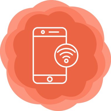 wifi vektör simgesi modern basit illüstrasyon 