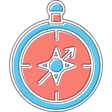 Pusula simgesi vektör resimlemesi 