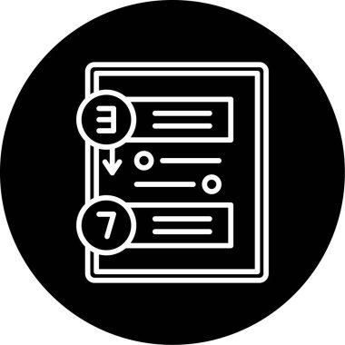 işlem web simgesi vektör illüstrasyonu