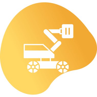 Aerial Lift icon, vector illustration simple design clipart