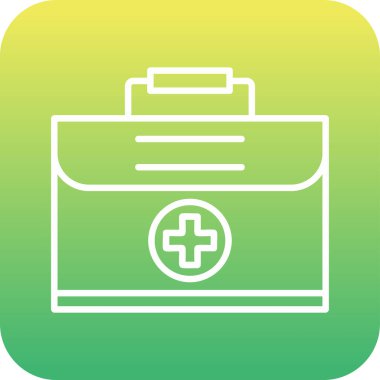 Tıbbi durum web simgesi, vektör illüstrasyonu 