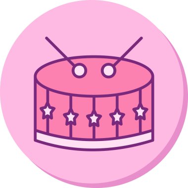 Web simgesi davul, illüstrasyon vektör 