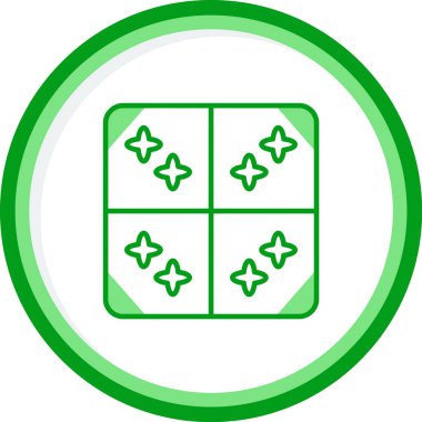 Döşeme. Web simgesi basit illüstrasyon