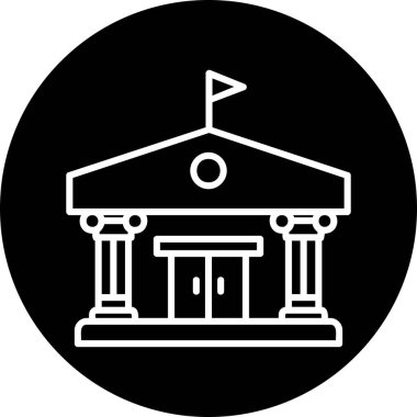 Sütun oluşturma simgesi, vektör illüstrasyonu