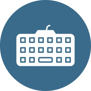 klavyenin modern vektör simgesi, illüstrasyon 