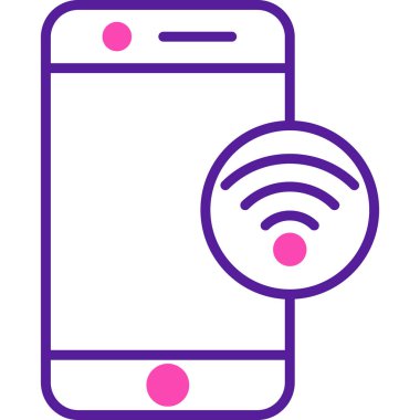 wifi vektör simgesi modern basit illüstrasyon 