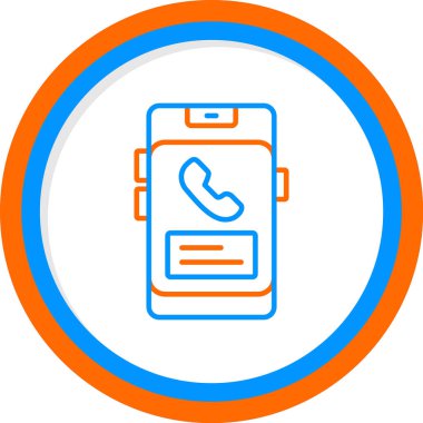 Telefon Defteri simgesi, vektör illüstrasyonu