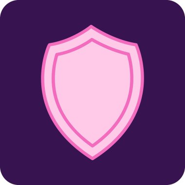 Ağ için koruma kalkanı vektör simgesi 