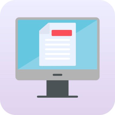 Çevrimiçi Test Ağı simgesi, vektör illüstrasyonu