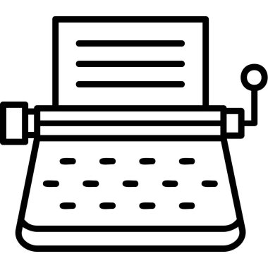 Edebiyat Basit Simge, Vektör İllüstrasyonu