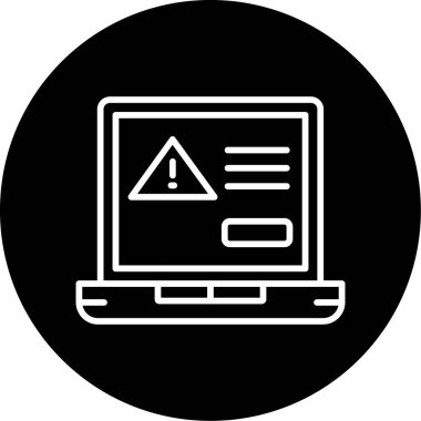 uyarı simgesi vektör illüstrasyonu