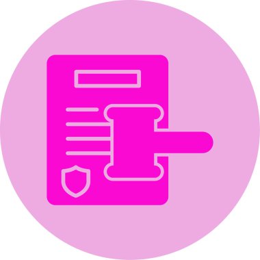 Adalet simgesi vektörünün çekici