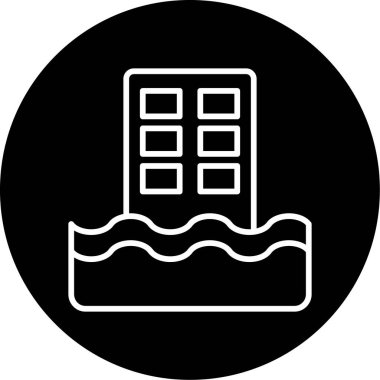 Su ikonunda Doğal Afet yuvası 