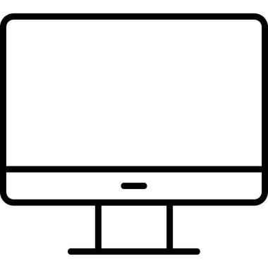 bilgisayar izleyici vektör simgesi