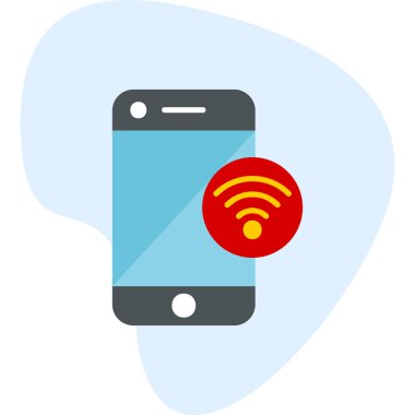 wifi vektör simgesi modern basit illüstrasyon 