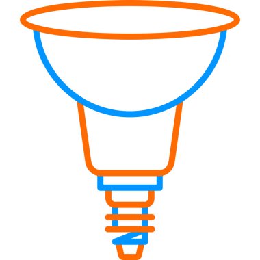 Yansıtıcı ağ simgesi, vektör illüstrasyonu