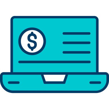 Eğilim biçimi izole edilmiş arka planda mali simge 