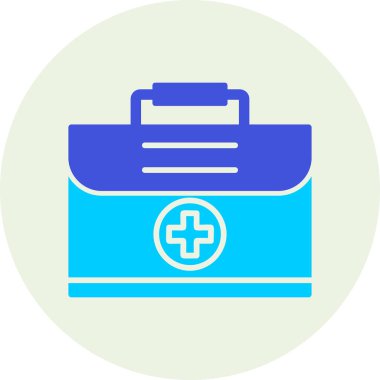 Tıbbi durum web simgesi, vektör illüstrasyonu 