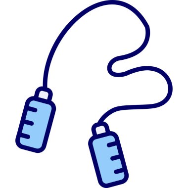 atlama ipi web simgesi, illüstrasyon vektör