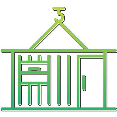 kabuk ağ simgesi vektör illüstrasyonu