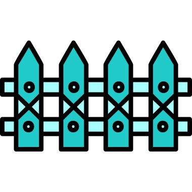 Çitin vektör illüstrasyonu