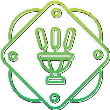 Tütsü. Web simgesi vektör illüstrasyonu