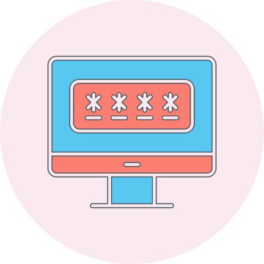 password web icon vector illustration 