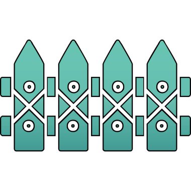 Çitin vektör illüstrasyonu