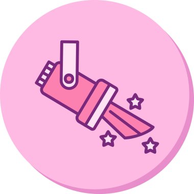 Spotlight simgesi, web basit illüstrasyon