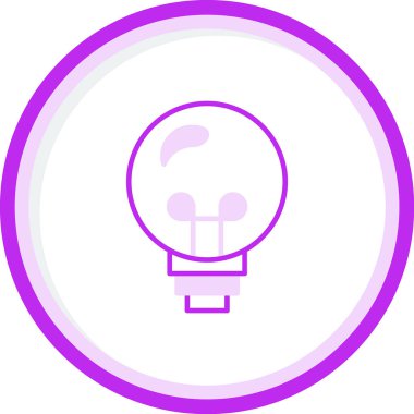 ampul ışık kutsal kişilerin resmi. Vektör çizim 