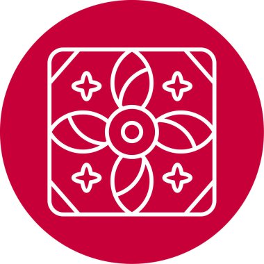 Döşeme. Web simgesi basit illüstrasyon