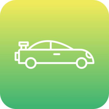 araba simgesi vektör illüstrasyonu 