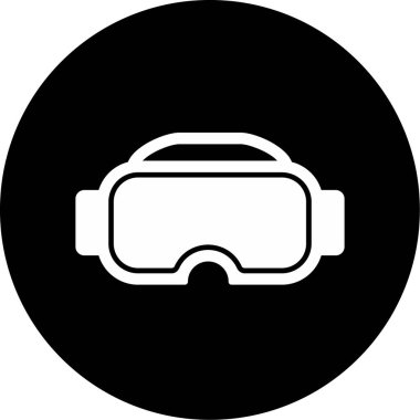 Gözlükler. Web simgesi basit illüstrasyon