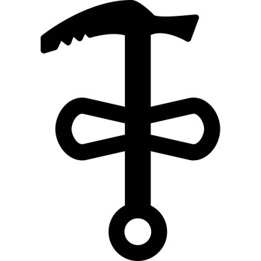 tırmanma baltası. Web simgesi basit illüstrasyon