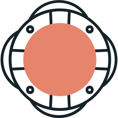 Can simidi simgesi, vektör illüstrasyonu basit tasarım