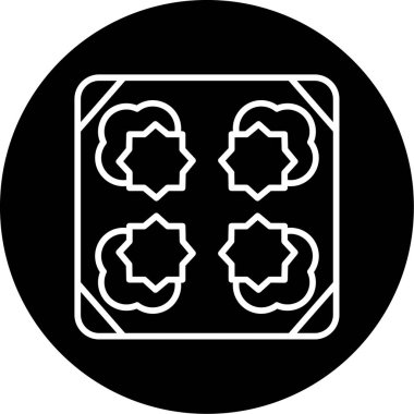 Döşeme. Web simgesi basit illüstrasyon