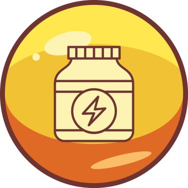 Ek şişe ikonu vektör illüstrasyonu