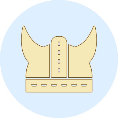 Kask simgesi vektör illüstrasyonu 