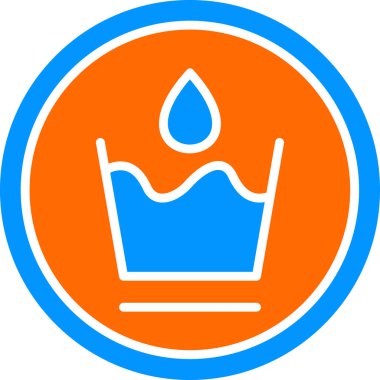 Wasable tabela simgesi, vektör illüstrasyonu