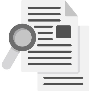 belge dosya simgesi düz biçimli 