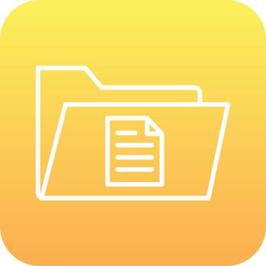 dosya dizini vektör illüstrasyonu