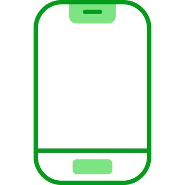 Akıllı telefon. Web simgesi basit illüstrasyon