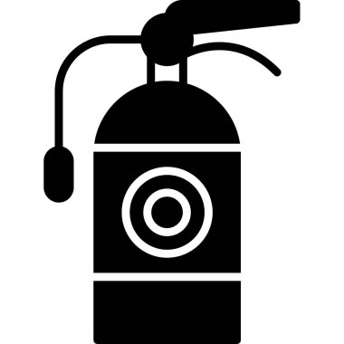 Yangın söndürme ikonu. vektör illüstrasyonu              