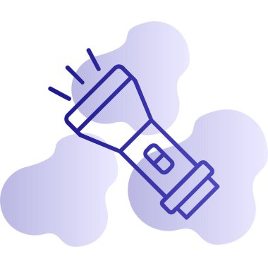 el feneri. Web simgesi basit illüstrasyon