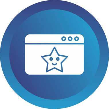 Web tasarım simgesi, vektör illüstrasyonu basit tasarım