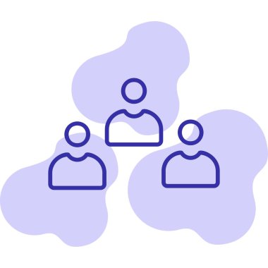 Adaylar web simgesi vektör illüstrasyonu 